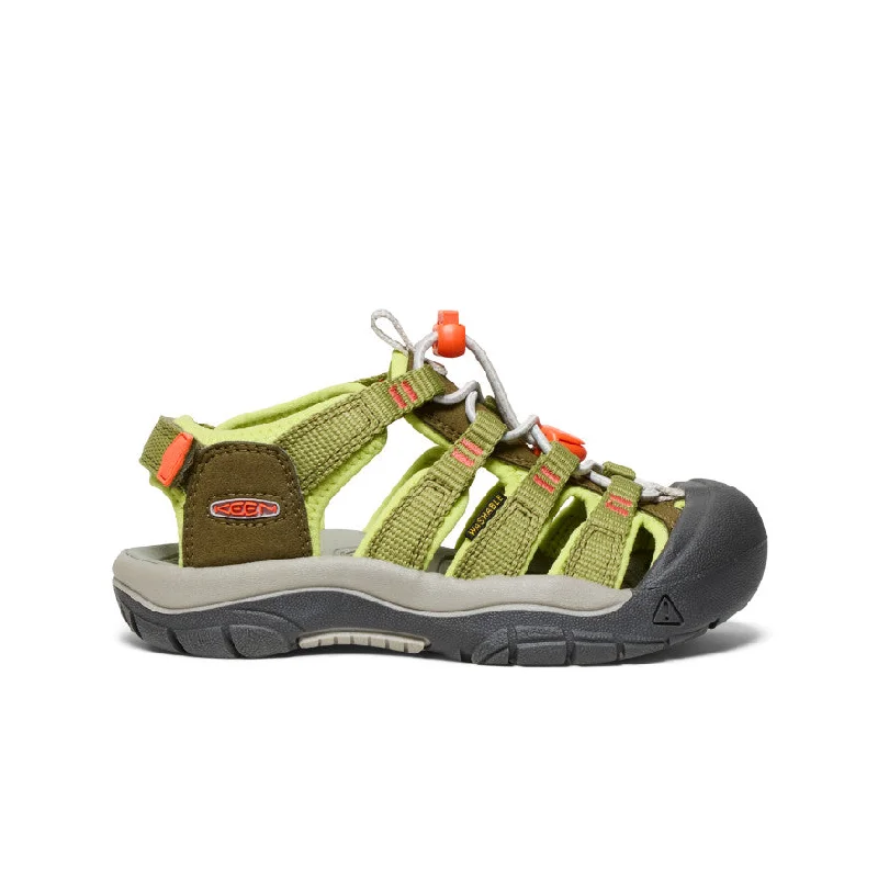 Waterproof men's sandals for water activitiesLittle Kids' Newport Boundless Sandal  |  Dark Olive/Scarlet Ibis