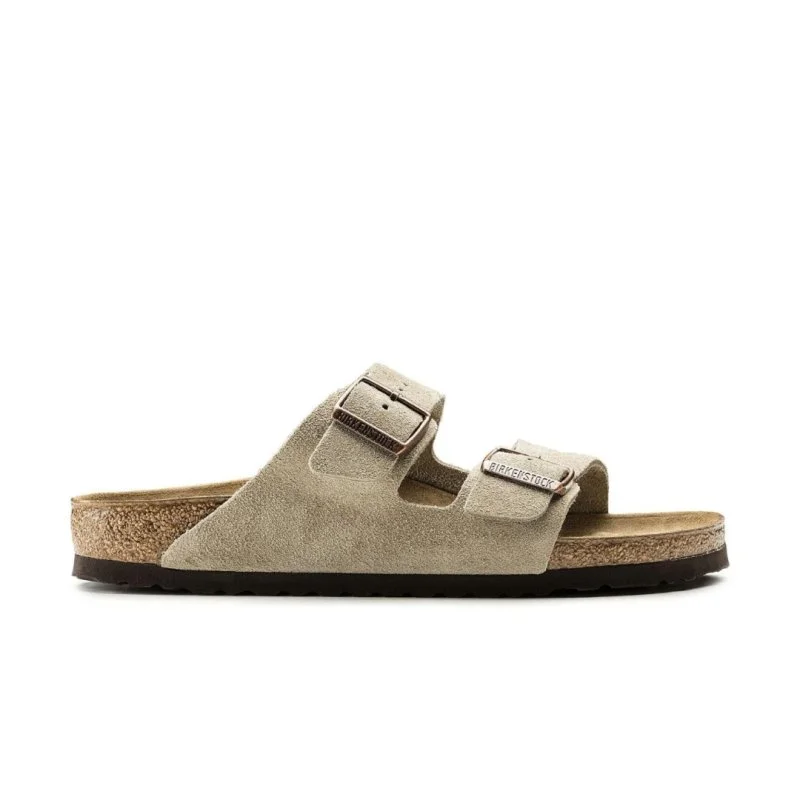 Men's sandals with a stretchy strap for a better fitBirkenstock Arizona - Taupe Suede