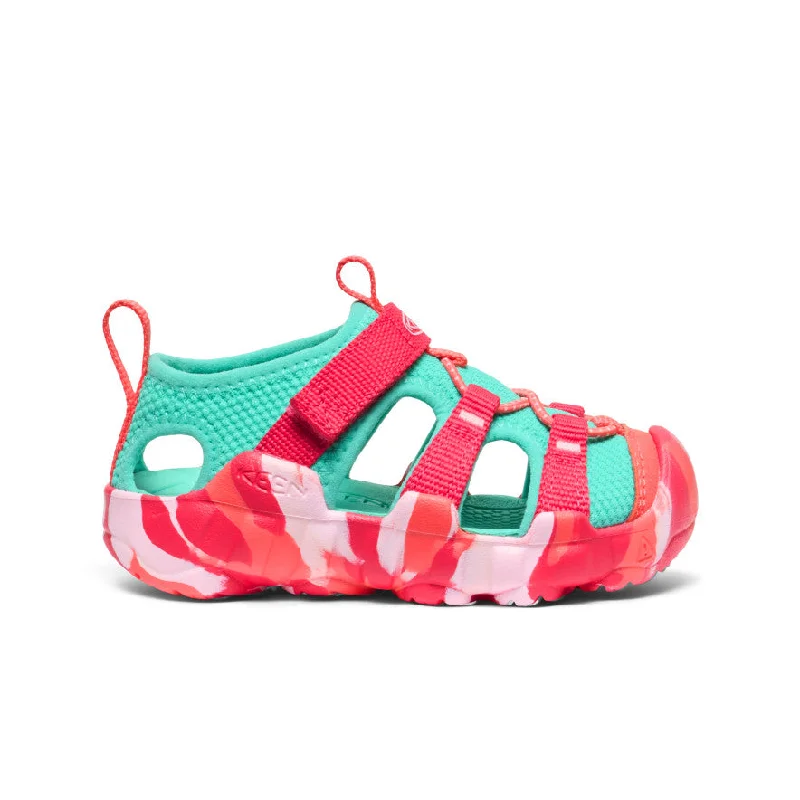 Men's sandals with a contrast stitching detailToddlers' Hyperport H2 Sandal  |  Raspberry/Pool Blue