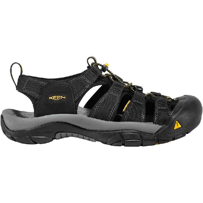 Men's sandals with a flexible sole for easy movementKeen Newport H2 Black (Men's)