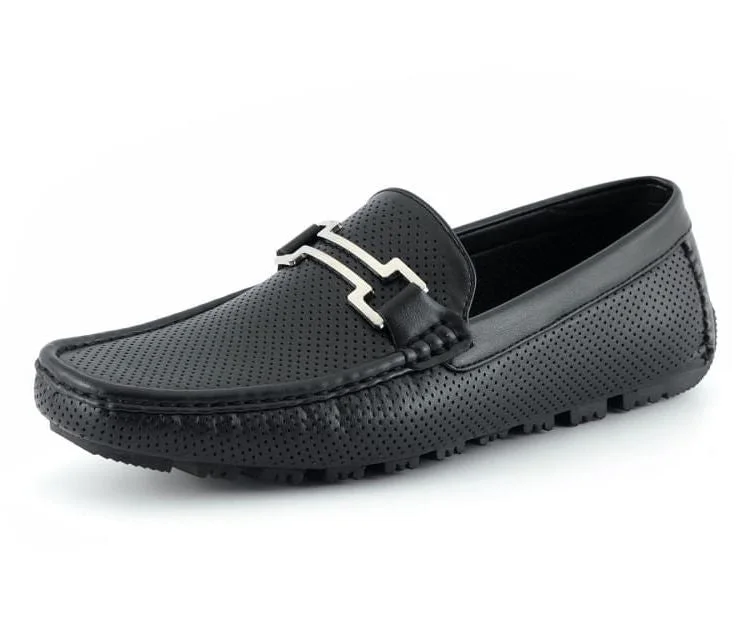 Men's loafers with a moc - toe designHarry2 Black