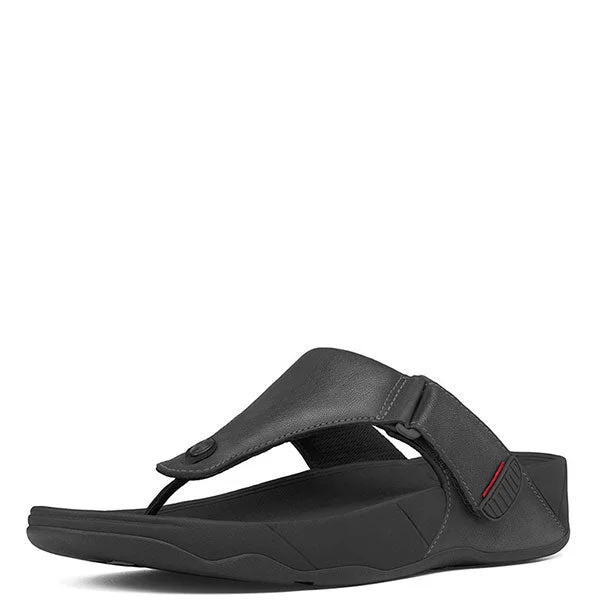 Men's sandals with a padded heelFitFlop Men's Trakk II Sandals - All Black