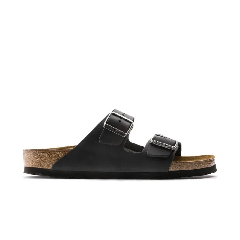Men's sandals with a flexible sole for easy movementBirkenstock Arizona - Black Oiled Leather