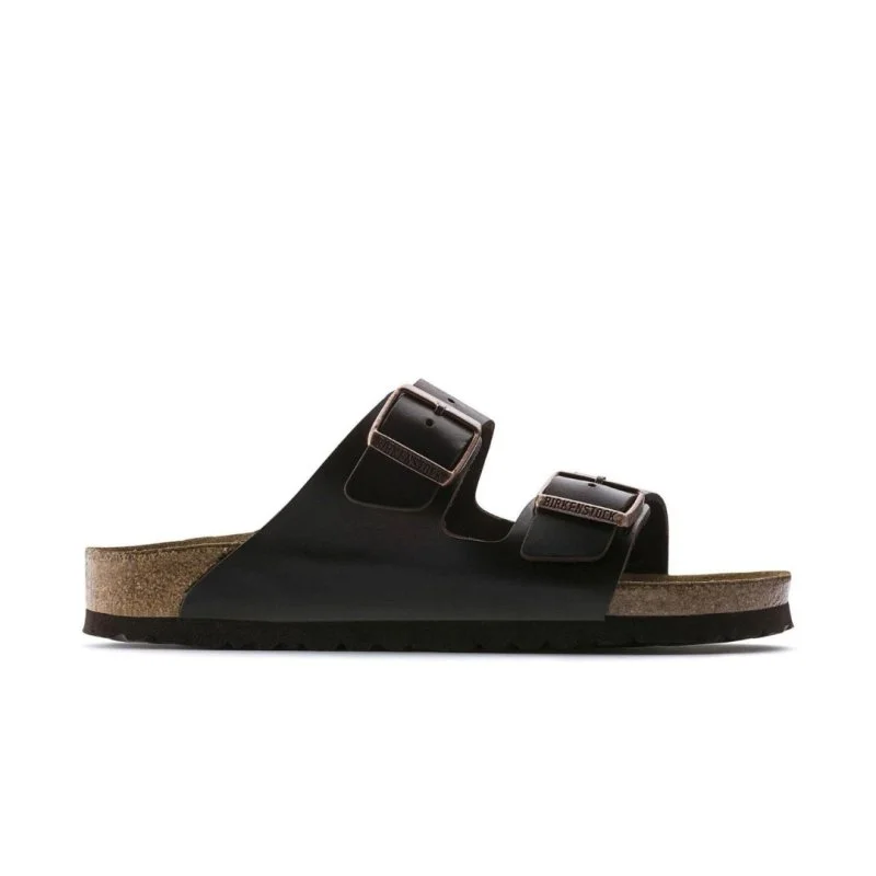 Men's sandals in a neutral color like black or brownBirkenstock Arizona Soft Footbed - Brown Amalfi Leather