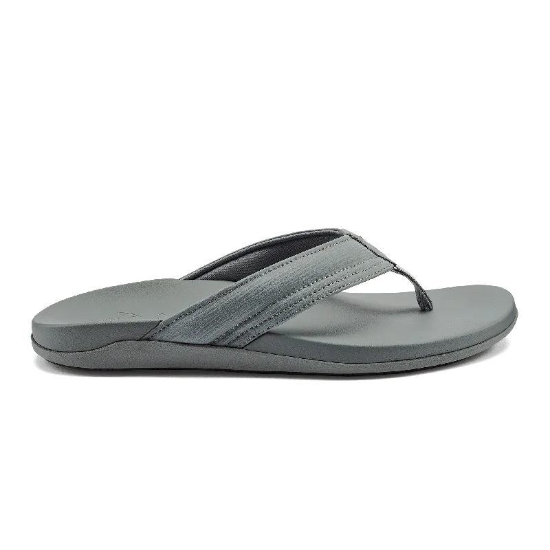 Men's sandals with a buckle closureMaha - Cooler Grey