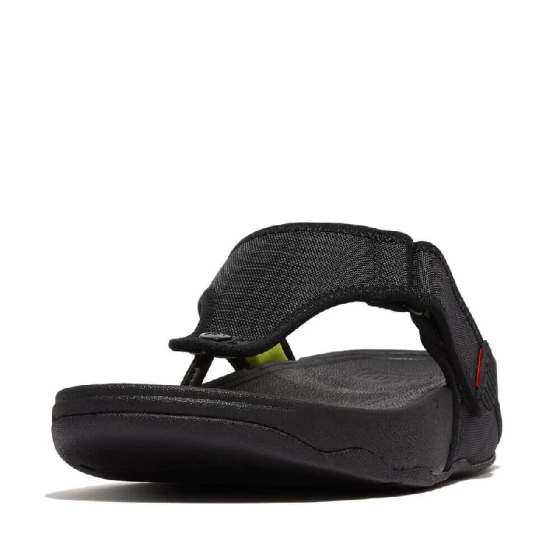 Men's sandals with a flexible sole for easy movementFitFlop Men's Trakk II Water Resistant Sandals - Black