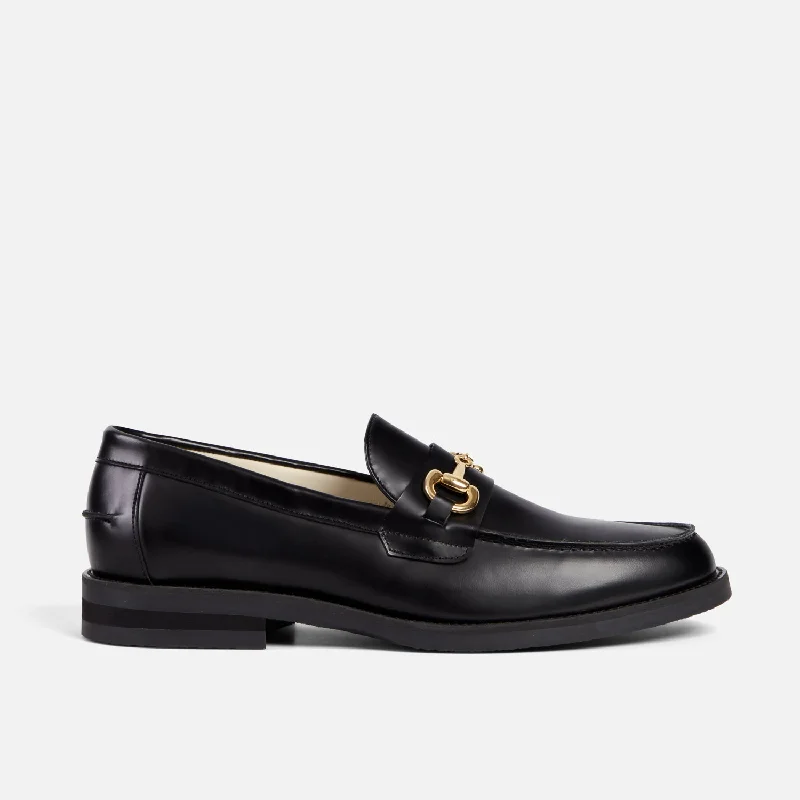 Men's loafers with a cushioned footbedWilde Black Bit Loafer - Men's