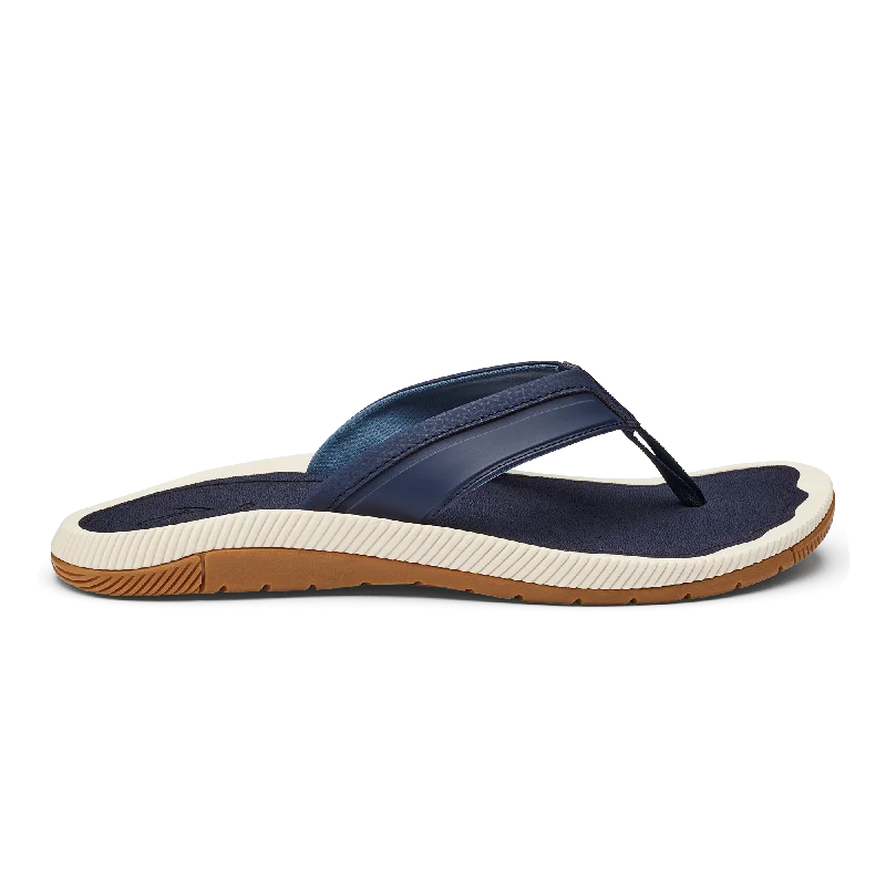 Men's sandals with a toe post designKūkulu - Trench Blue