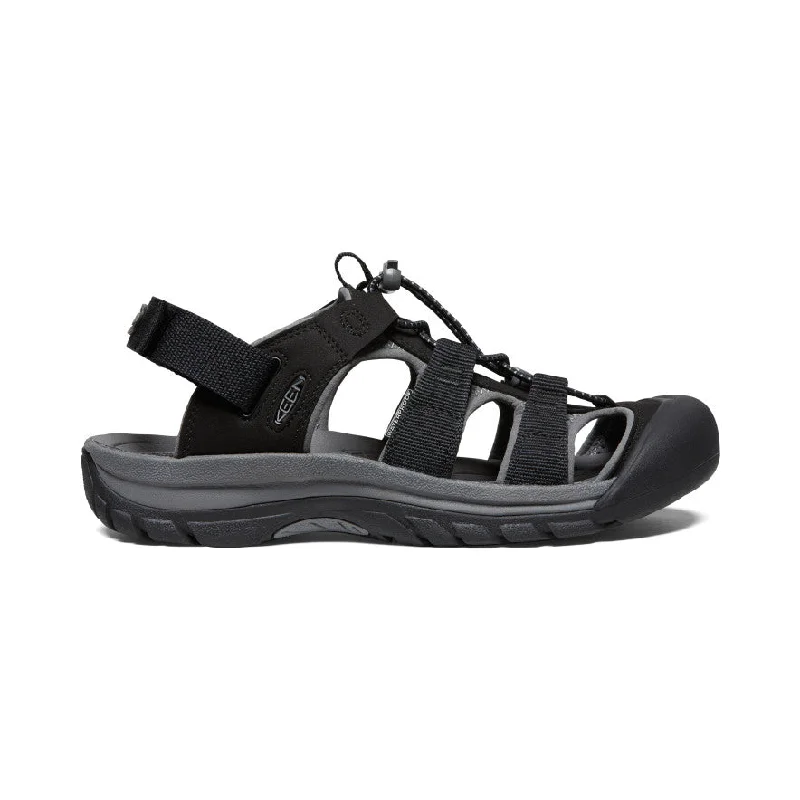 Men's sandals with a buckle closureMen's Rapids H2 Sandal  |  Black/Steel Grey