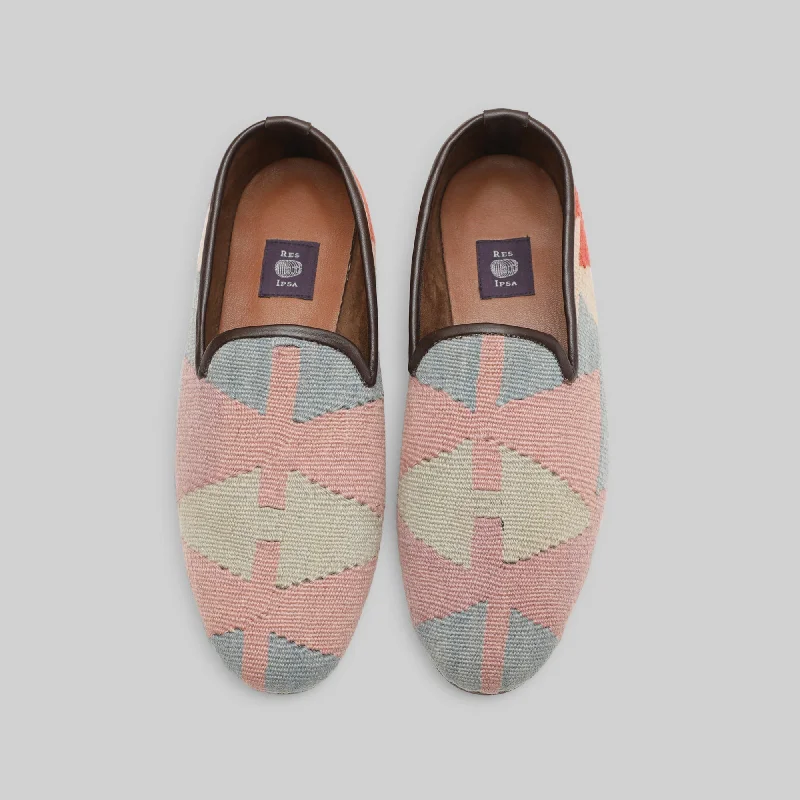 Men's loafers with a low - heeled design Men's loafers with a memory foam insoleMen's Kilim Loafer Size 9