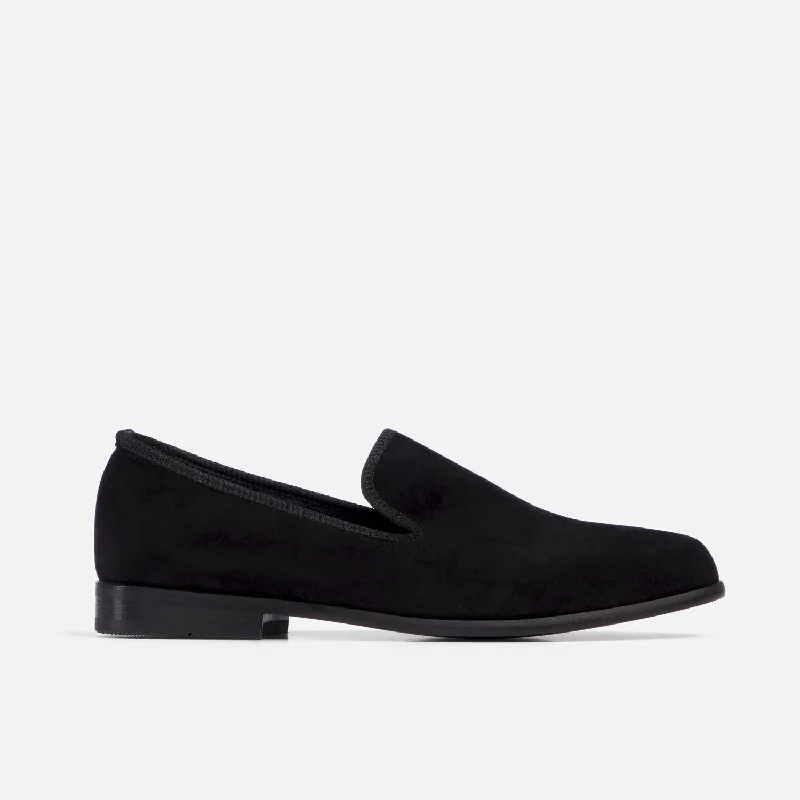 Men's loafers with a cushioned footbedDuke Bowler Black Loafer - Men's