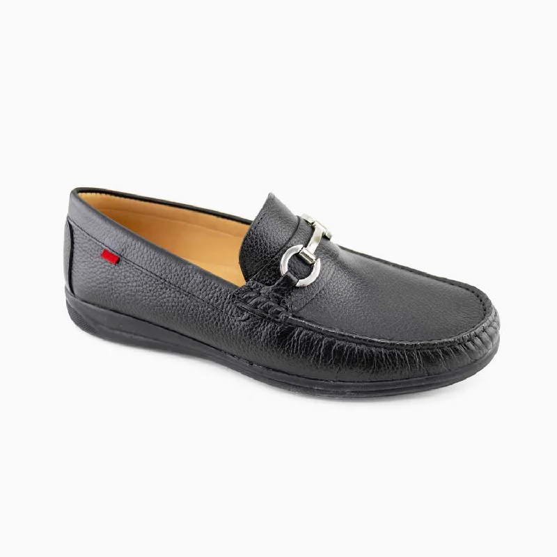 Men's loafers with a moc - toe design Men's loafers with a smooth leather finishFord St, Men
