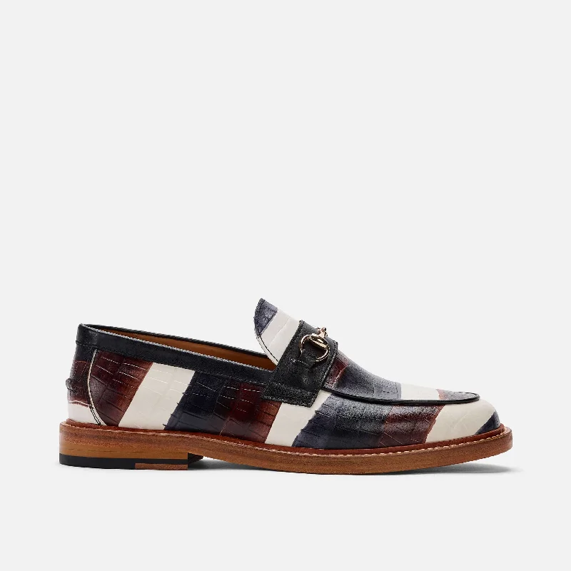 Men's loafers with a cushioned footbedBoardwalk Boulder Canyon Leather Horse-Bit Loafers