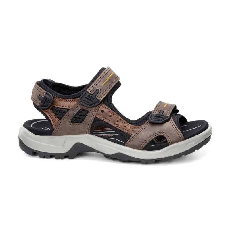 Men's sandals with a stretchy strap for a better fitEcco Men's 069564 Yucatan Sandal Espresso/Cocoa Brown/Black
