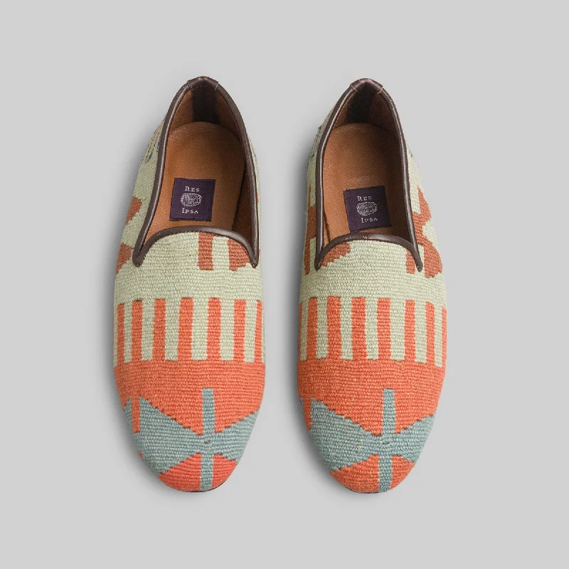 Men's loafers with a low - heeled design Men's loafers in a neutral color like black or brownMen's Kilim Loafer Size 7