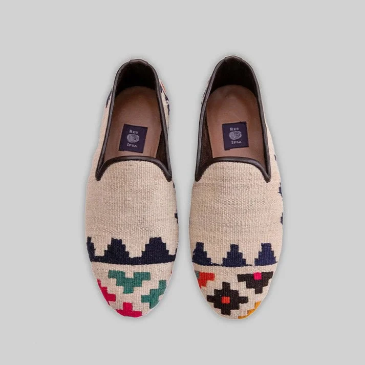 Men's leather loafers with a penny slot Men's leather loafers with a penny slotMen's Kilim Loafer Size 7