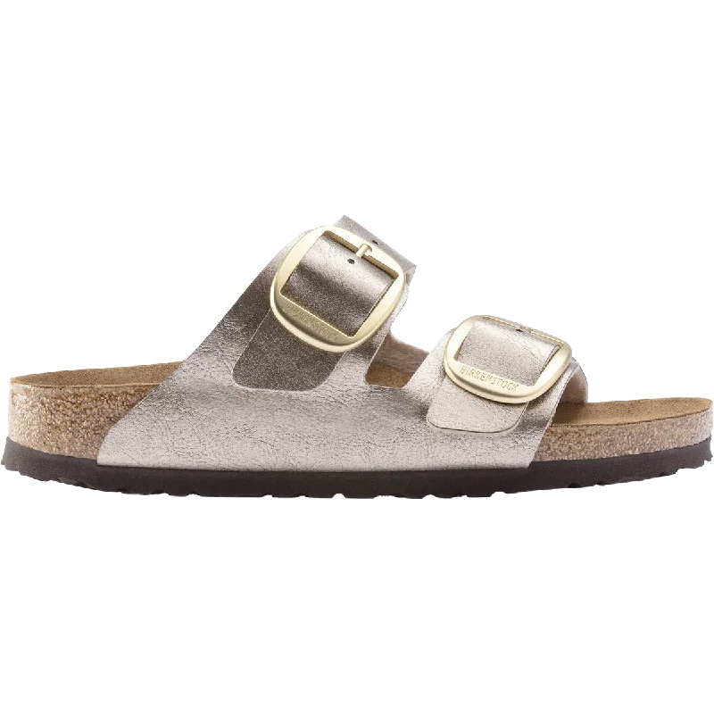 Men's sandals with a perforated leather upper for ventilationWomen's Arizona Big Buckle