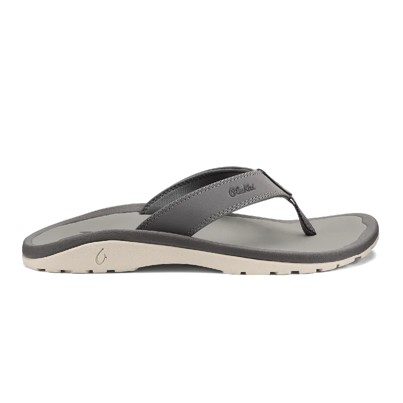 Men's sandals with a durable outer sole‘Ohana - Graphite