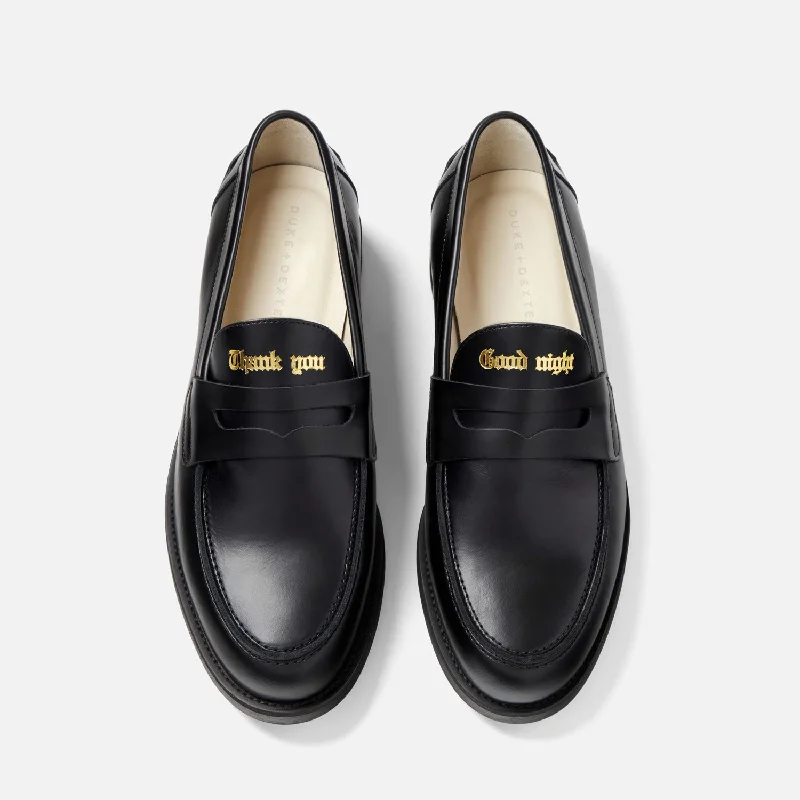 Men's loafers with a leather lining for comfortWilde Thank You, Good Night Penny Loafer - Men's