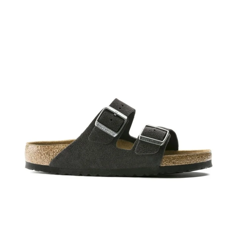 Men's sandals with a cushioned footbedBirkenstock Arizona Soft Footbed - Velvet Gray Suede