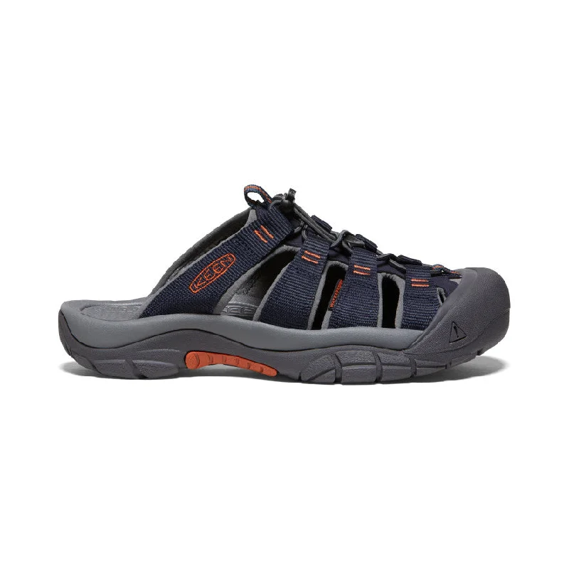 Men's sandals in a neutral color like black or brownMen's Newport Slide  |  Sky Captain/Bombay Brown