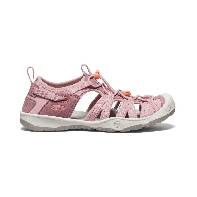 Men's sandals with a contrast stitching detailBig Kids' Moxie Sandal  |  Nostalgia Rose/Papaya Punch