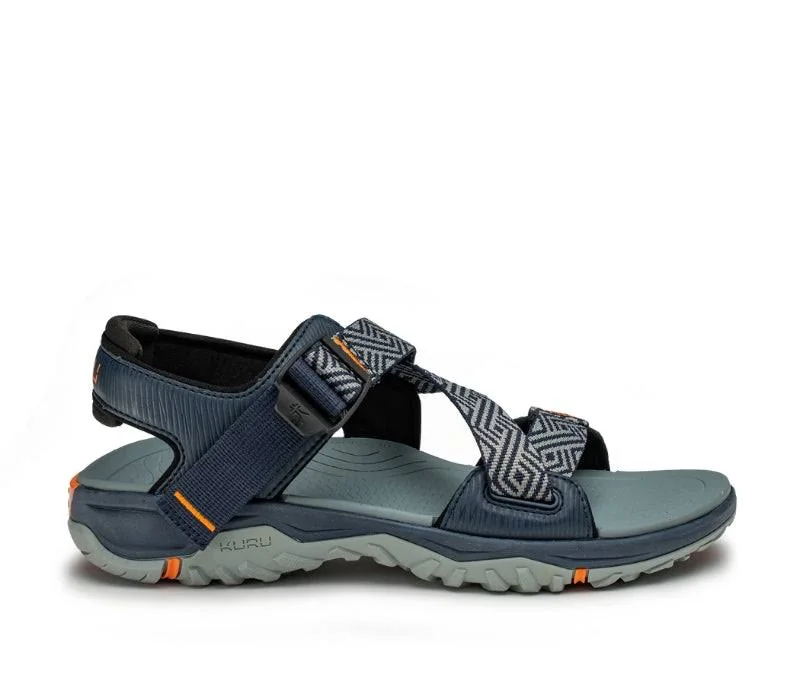 Men's leather sandals with an adjustable strapCURRENT