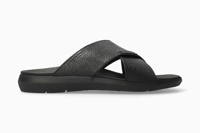 Men's sandals with a padded heelConrad - Black