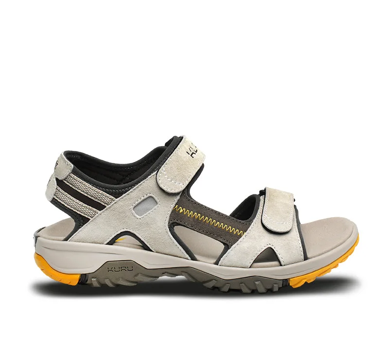 Men's sandals with a decorative buckle or charmTREAD