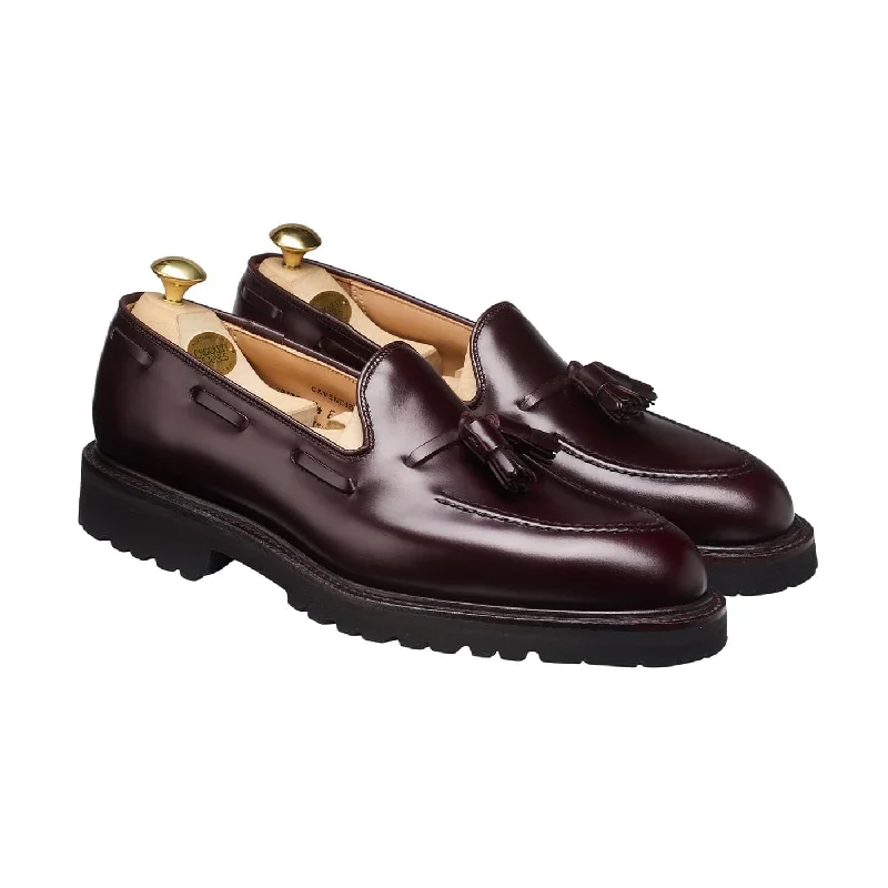 Men's loafers with a pointed toe for a stylish appearanceCavendish Burgundy Cavalry Calf