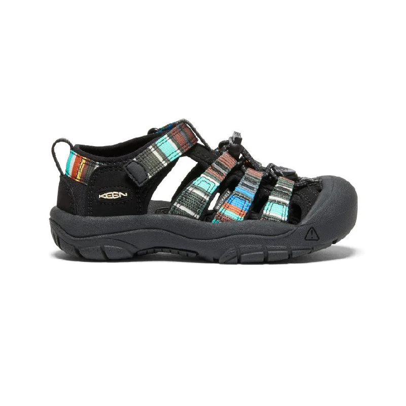 Men's sandals with a contrast stitching detailLittle Kids' Newport H2  |  Raya Black