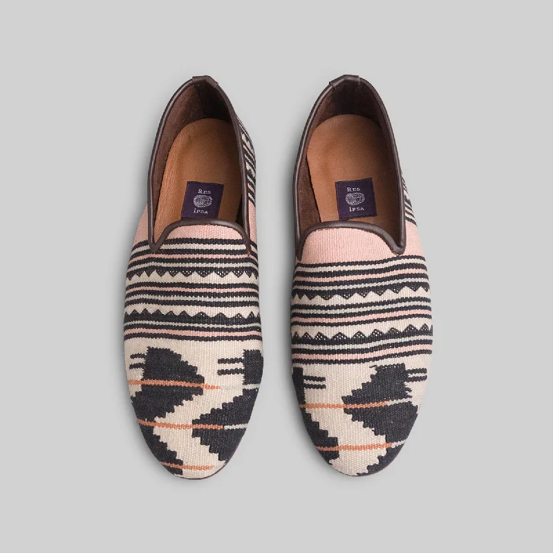 Men's loafers with a perforated leather upper for ventilation Men's loafers with a leather lining for comfortMen's Kilim Loafer Size 9