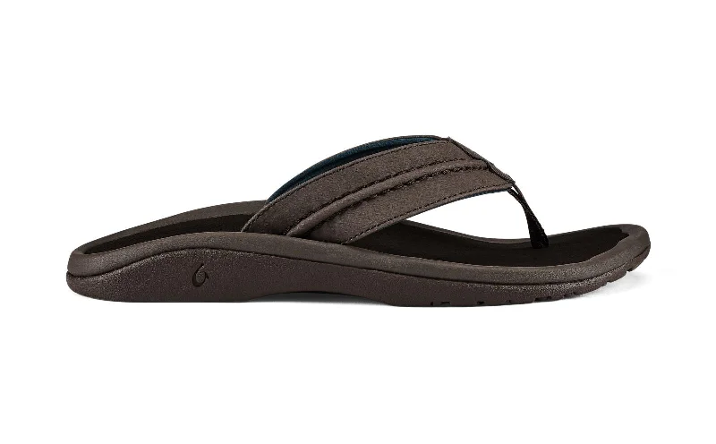 Waterproof men's sandals for water activitiesHokua - Dark Wood