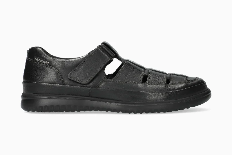 Men's sandals with a rubber sole for tractionTarek - Black