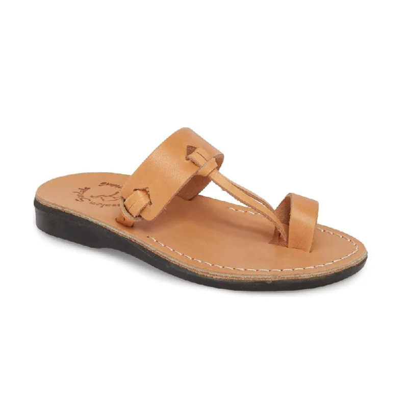 Men's sandals with a flexible sole for easy movementDavid - Natural Leather Sandal | Tan