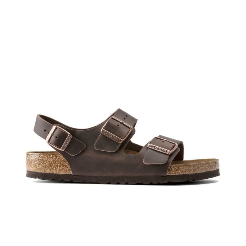 Flip - flop style men's sandals for beach wearBirkenstock Milano - Habana Oiled Leather