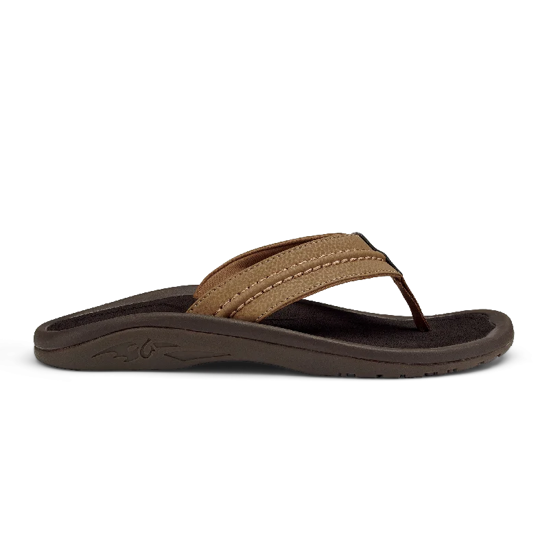 Men's sandals in a neutral color like black or brownHokua - Tan