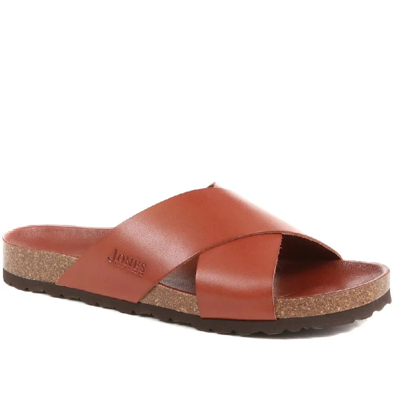 Men's sandals with a rubber sole for tractionLeather Mule Sandals - WILMSLOW / 323 925 Men's sandals with a rubber sole for tractionLeather Mule Sandals - WILMSLOW / 323 925