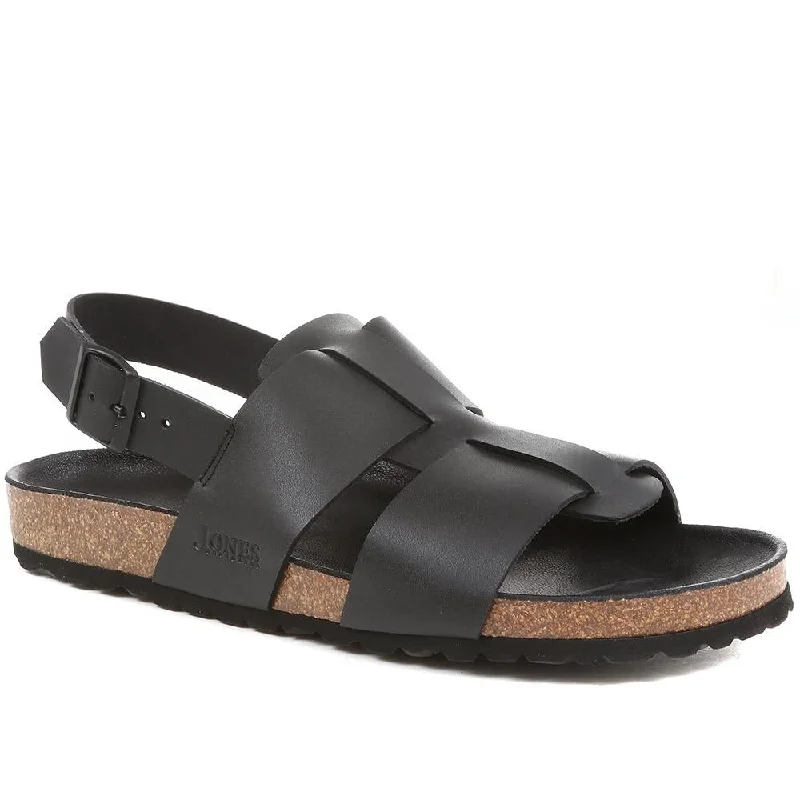 Men's sandals with a buckle closureLeather Sandals - WOKINGHAM / 323 926