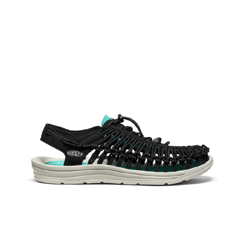 Men's sandals with a durable outer soleMen's UNEEK Sneaker  |  Black/Bright Aqua