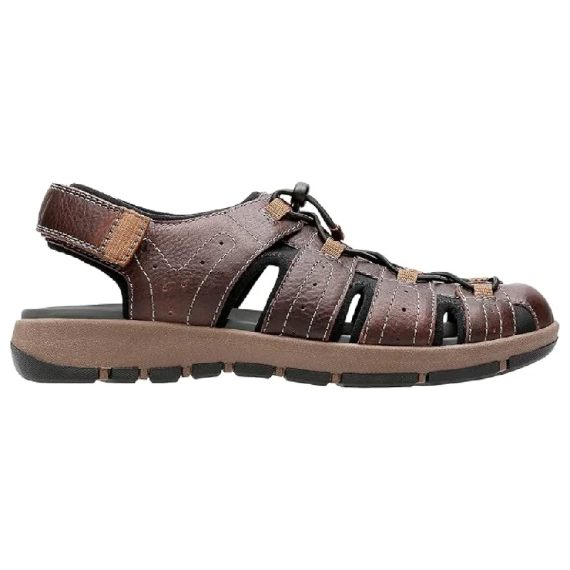 Men's sandals with a leather lining for comfortMen's sandals with a leather lining for comfortClarks Brixby Cove Dark Brown Leather Sandal (Men's)