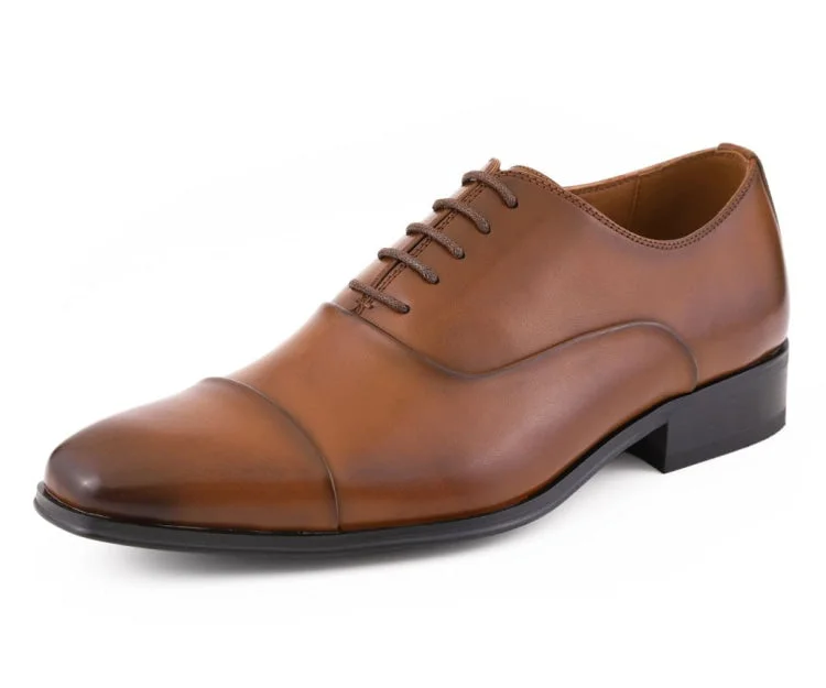 Men's formal shoes with a double monk strap Zyon Cognac