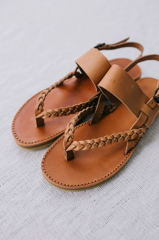 Waterproof men's sandals for water activities Waterproof men's sandals for water activities Tarifa Sandals - Tan Leather