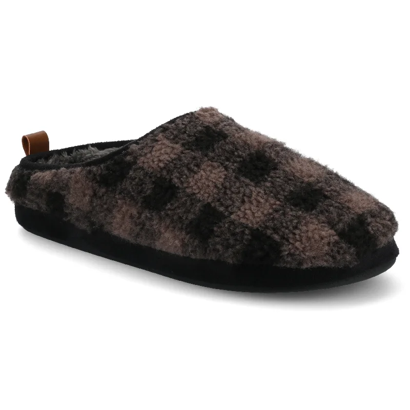 Men's slippers with a leather sole for a classic look Vance Mens Roland Slide Slipper