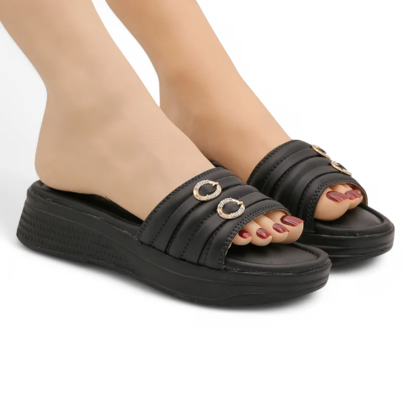 Men's slippers with a breathable fabric upper M0594 sole slipper