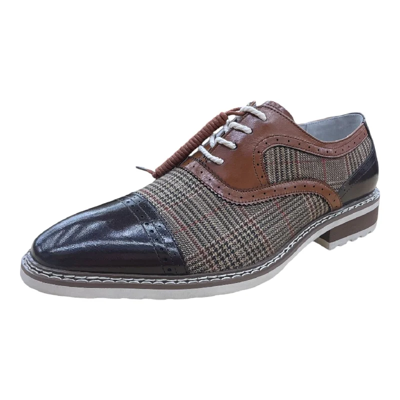 Men's formal shoes with a rubber heel cap for durability GIOVANNI: Sinclair Lace Up