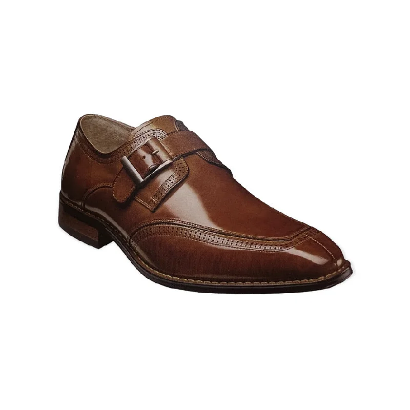 Men's leather formal Oxford shoes with a cap toe STACY ADAMS: Garven 25584