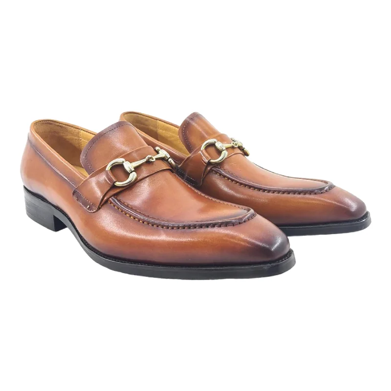 Men's formal shoes with a buckle closure CARRUCCI: Signature Buckle Loafer KS503-02