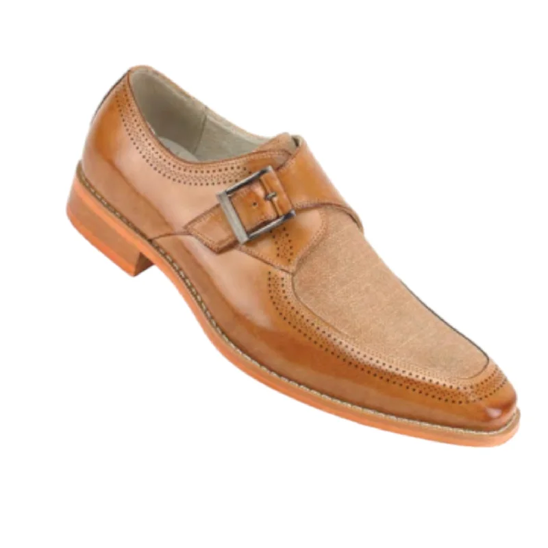 Men's formal shoes with a buckle closure GIOVANNI: MONTE
