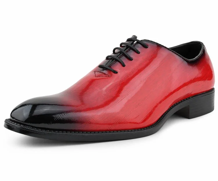 Men's formal shoes with a double monk strap Brayden Red